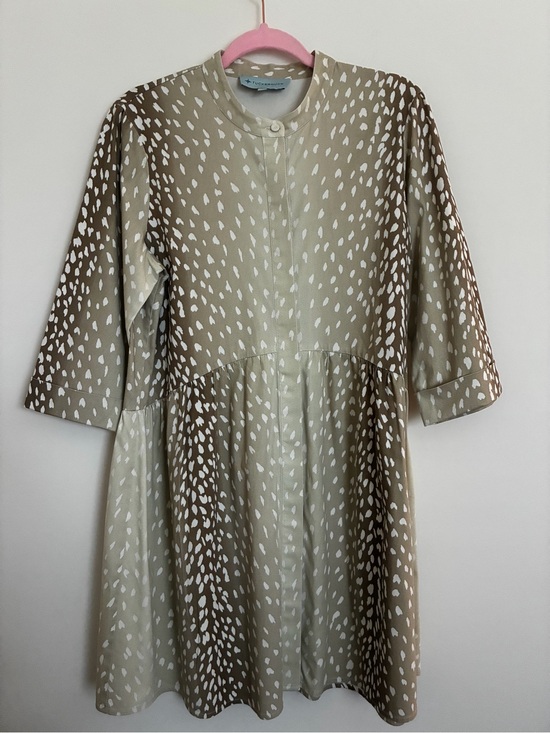 Tuckernuck Dresses & Skirts - Tuckernuck Antelope Print Cotton Shirt Dress size medium
